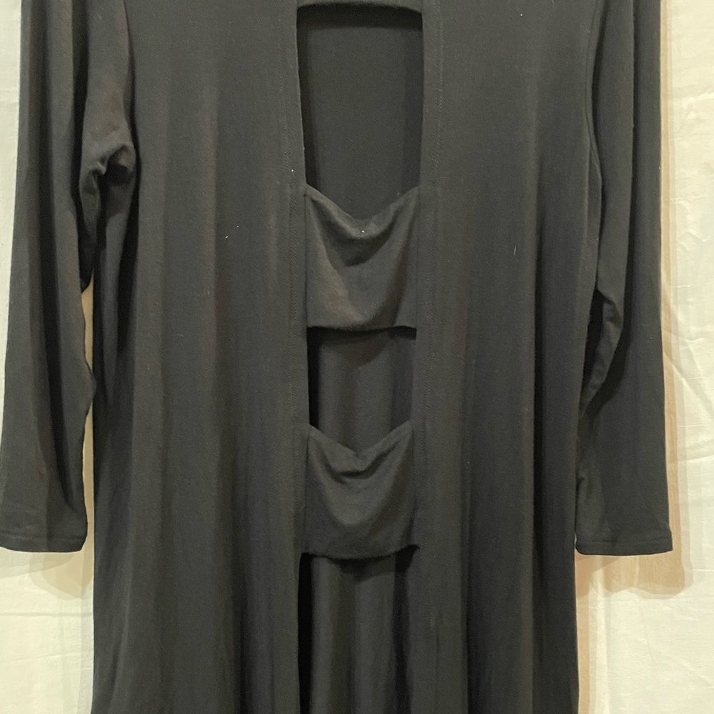 Colette Leander Cutout Back Swing Knit Top - Picture 3 of 9